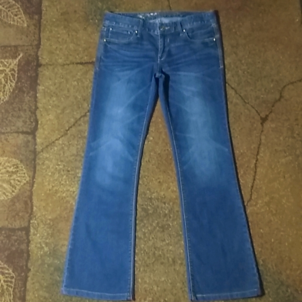 Express Low Rise Stella Boot Jeans
